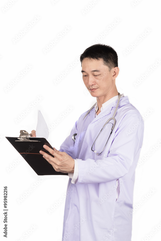The record of treatment of a doctor The record of treatment of a doctor
