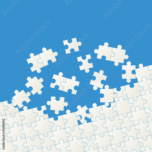 puzzle pieces background