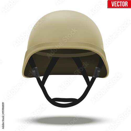 Military tactical helmet desert color 