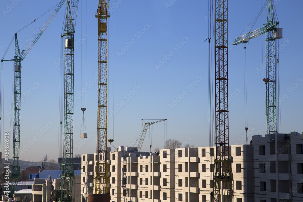 construction of a multistory building construction of a multistory building