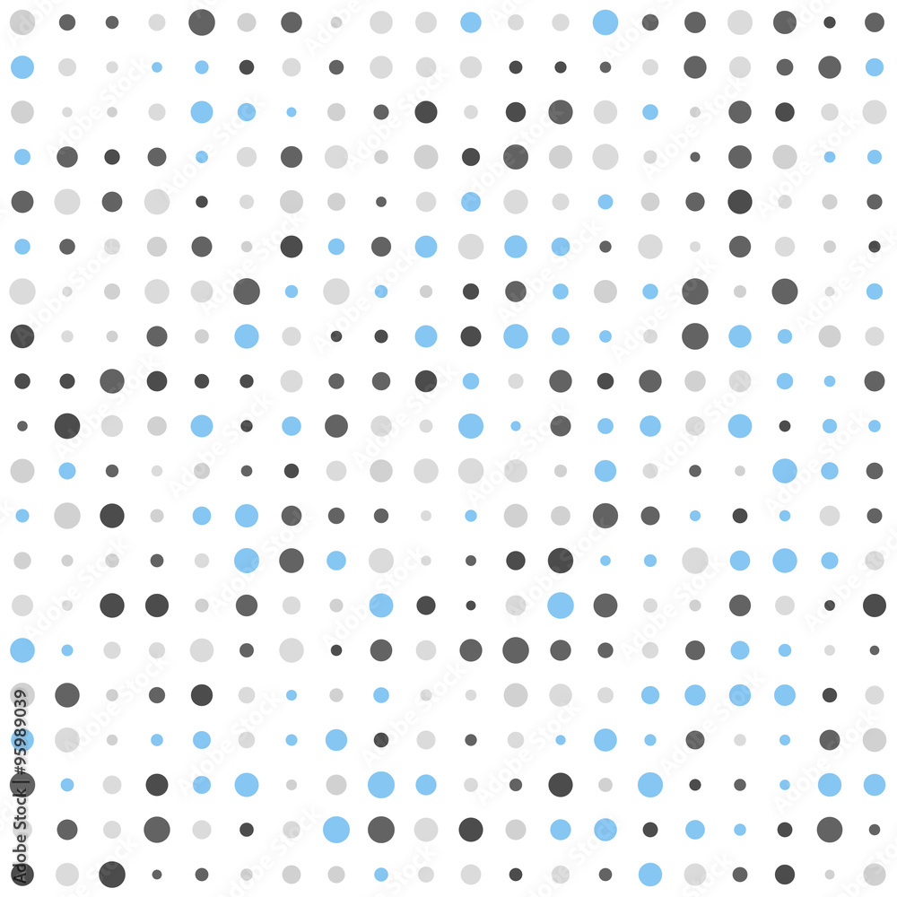 Dots seamless pattern. Abstract background with different color dots. Dots seamless pattern. Abstract background with different color dots.