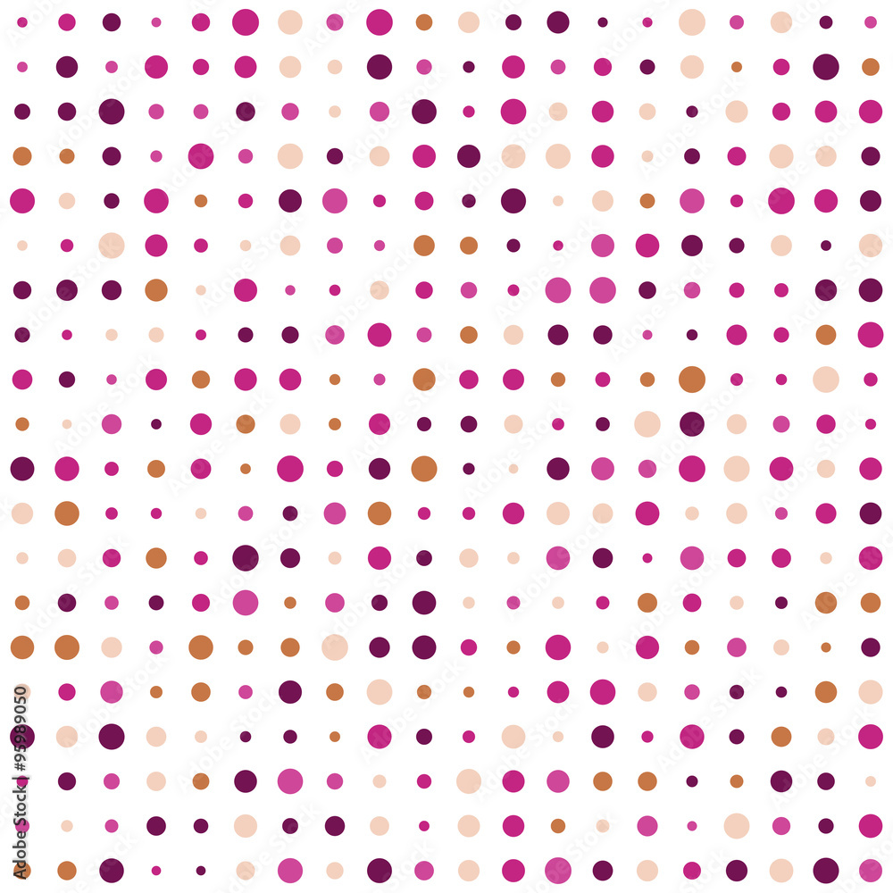 Dots seamless pattern. Abstract background with different color dots. Dots seamless pattern. Abstract background with different color dots.