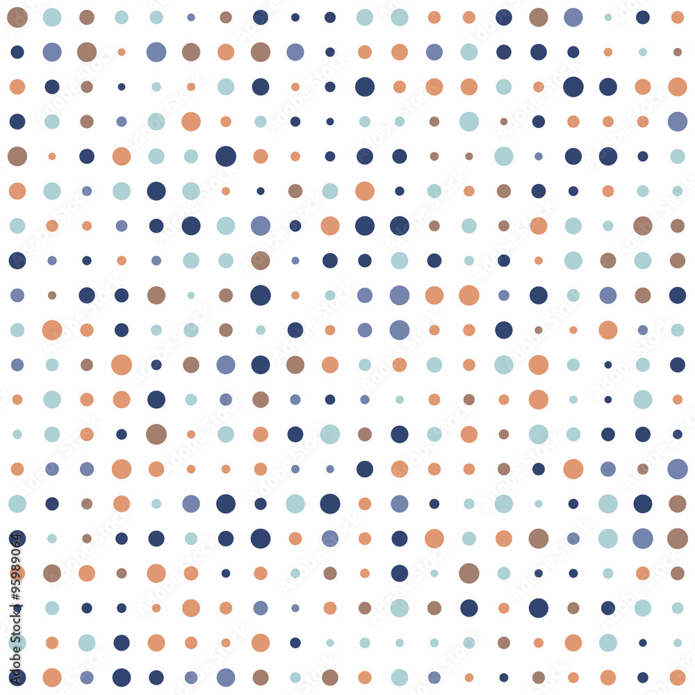 Dots seamless pattern. Abstract background with different color dots. Dots seamless pattern. Abstract background with different color dots.