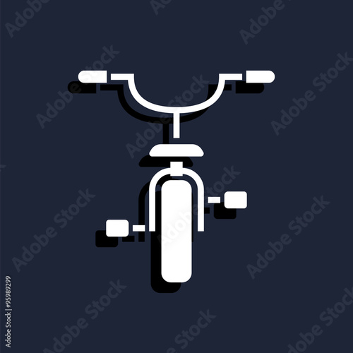 icon bicycle front