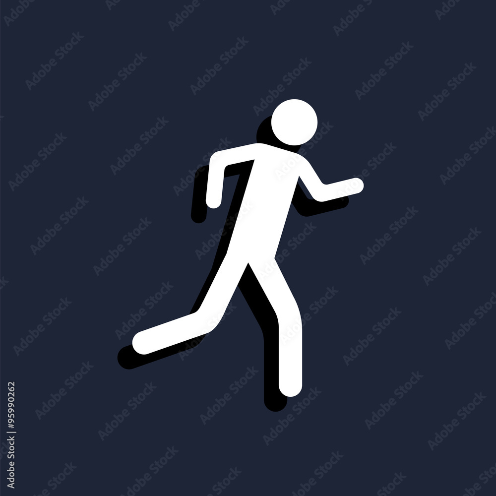 icon man running