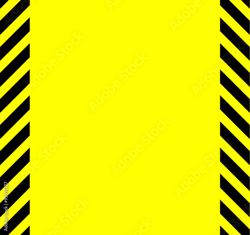 Yellow And Black Warning Background