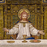 The Last Supper (Jesus, mosaic)