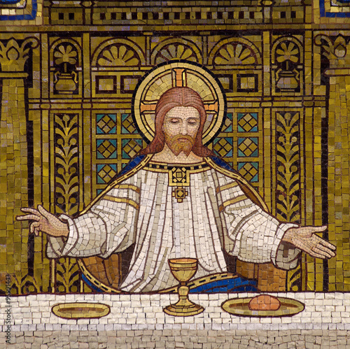 The Last Supper (Jesus, mosaic)