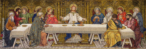 Photo The Last Supper (mosaic)
