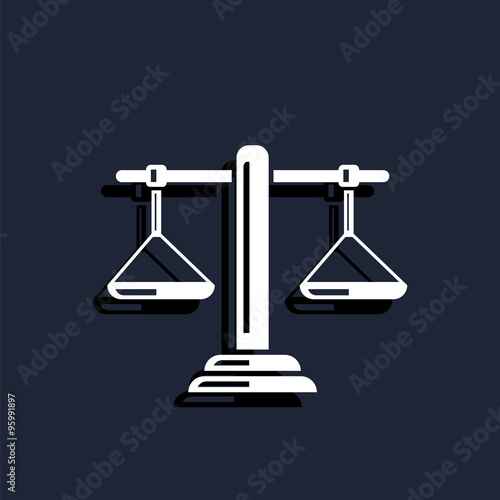 retro weight icon