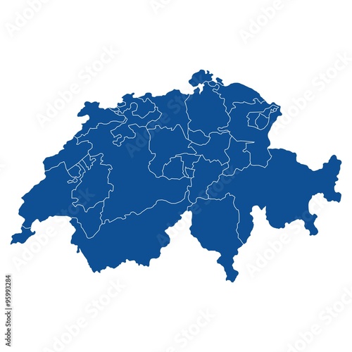 Map of Switzerland