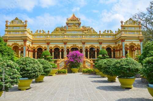 Vinh Trang pagoda, My Tho, Vietnam
