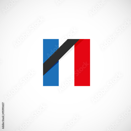 drapeau français,deuil