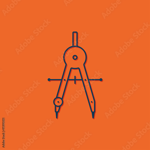 Vector compasses icon  © mara_lingstad