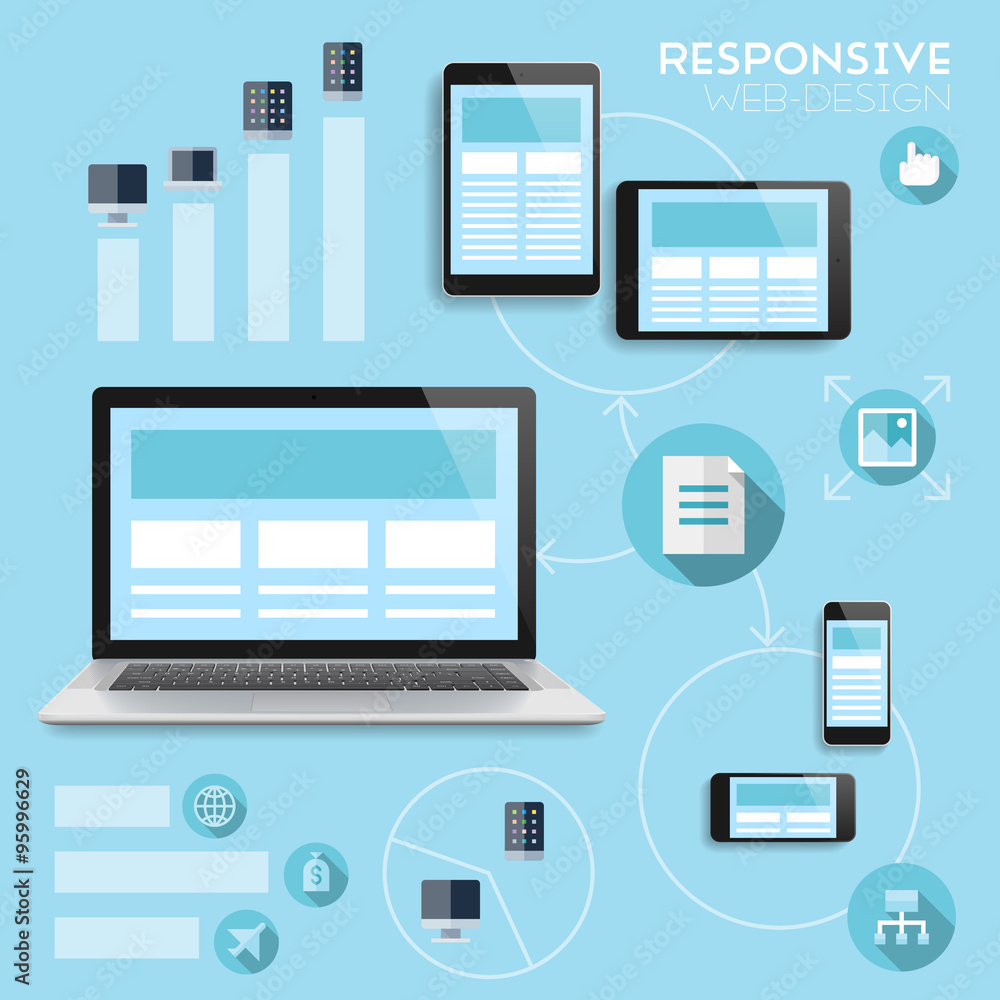 Responsive web-design infographics Responsive web-design infographics
