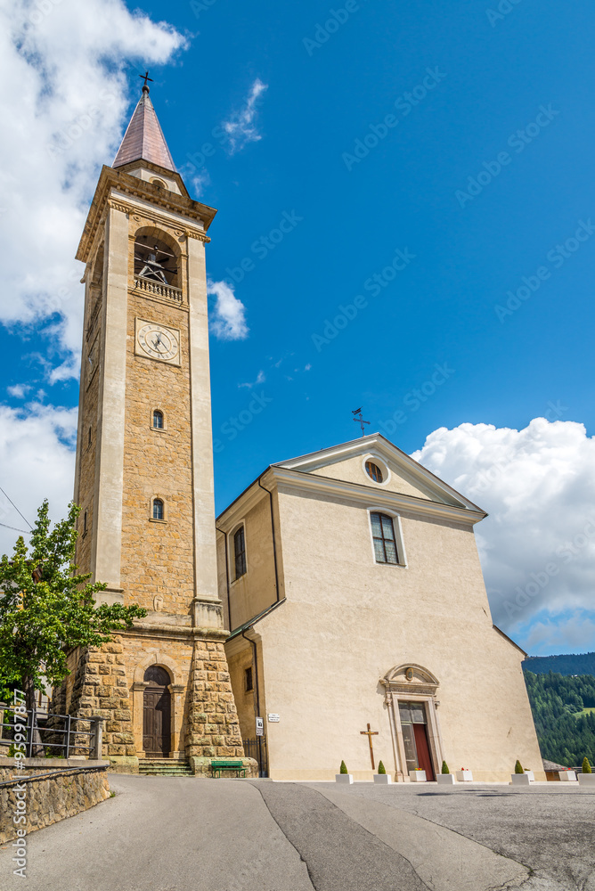 Fototapeta premium Church Santa Maria Assunta of Candide