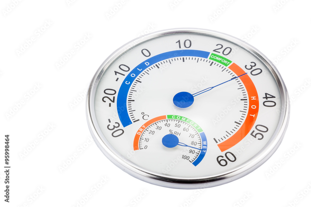 Fototapeta premium Measure humidity and temperature