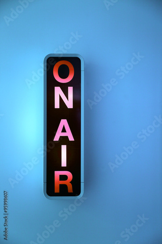 On Air Radio Studio Licht