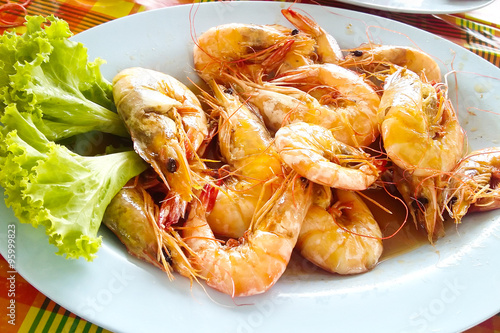 Stir fried shrimp