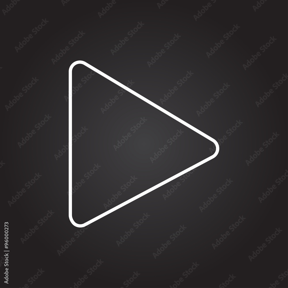 Vector play icon 