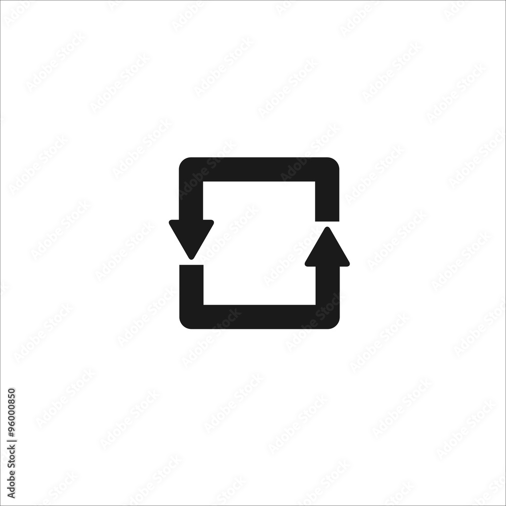 arrows in a circle black line icon arrows in a circle black line icon