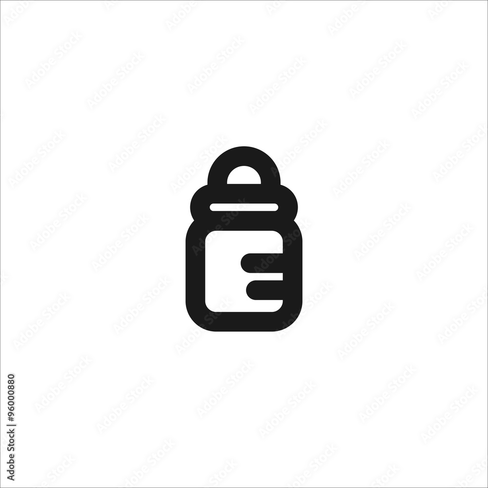 black baby food vector line icon black baby food vector line icon
