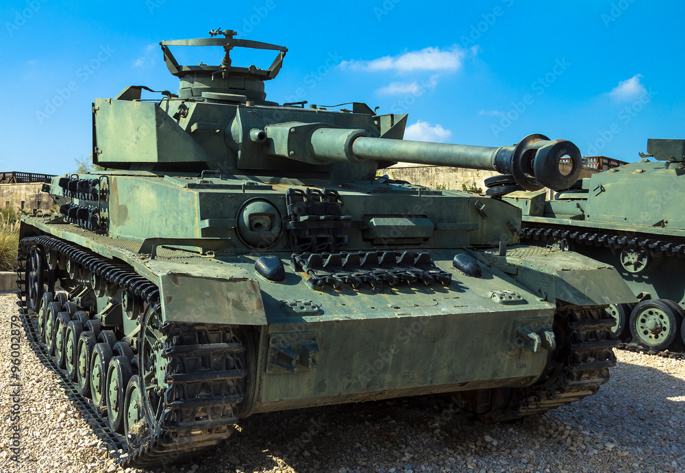 Old German made Panzer PzKpfw IV medium battle tank Old German made Panzer PzKpfw IV medium battle tank
