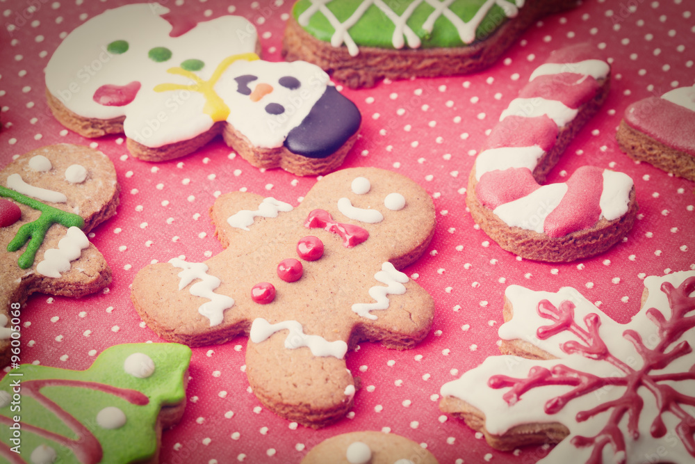 Christmas homemade gingerbread cookies Christmas homemade gingerbread cookies