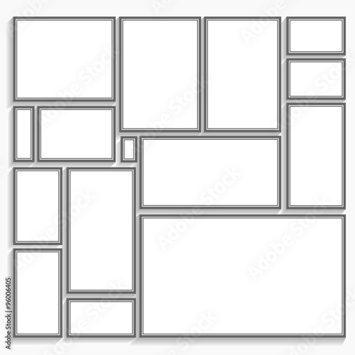 blank frame template set 