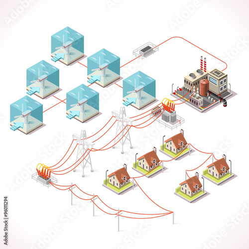 Energy 17 Infographic Isometric