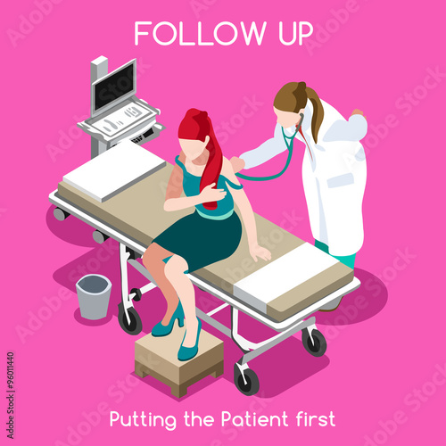 Hospital 16 People Isometric