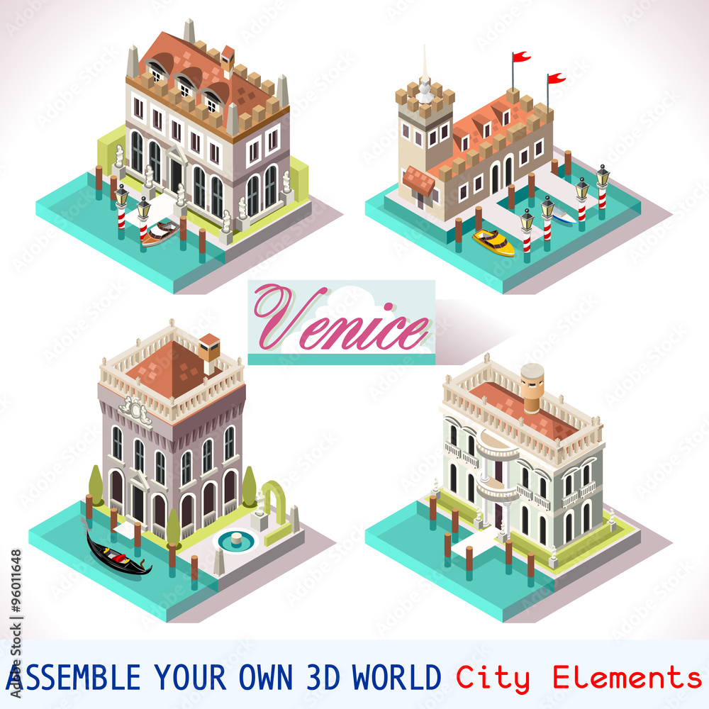 Venice 01 Tiles Isometric