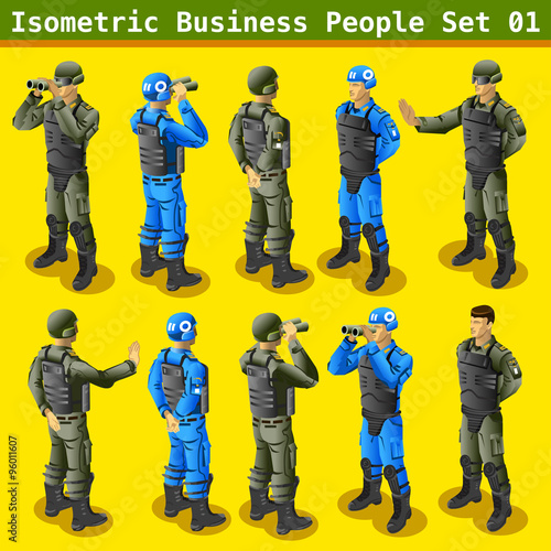 Soldier 01 People Isometric