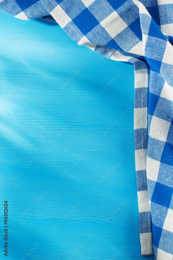 Fototapeta premium cloth napkin on wood