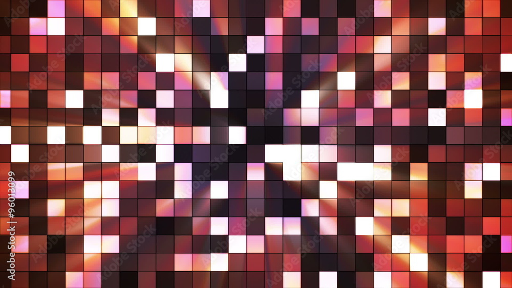 Broadcast Twinkling Hi-Tech Squares, Multi Color, Abstract, Loopable, HD Broadcast Twinkling Hi-Tech Squares, Multi Color, Abstract, Loopable, HD