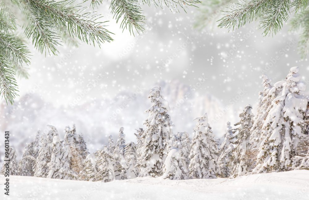 Fototapeta premium Abstract Christmas background