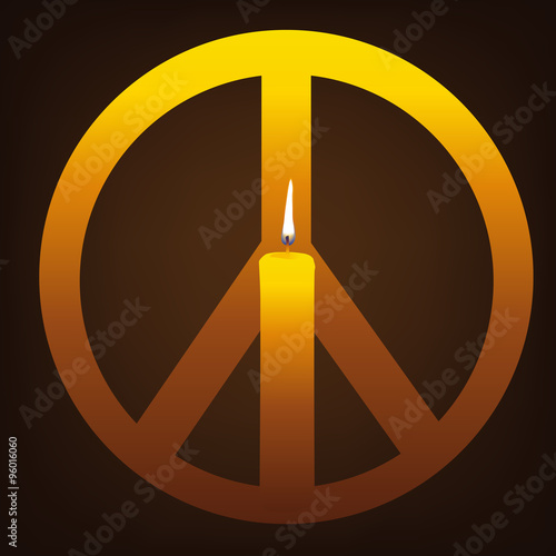 Peace-Bougie