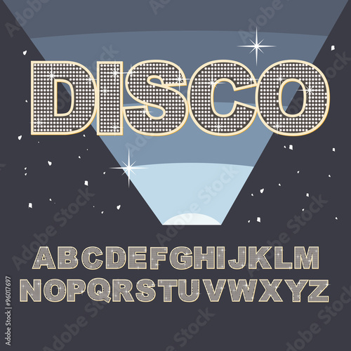 Alphabet . Vector illustration.