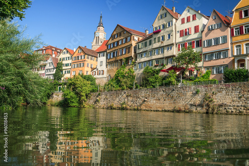 Stadtansicht von Tübingen an einem Sommertag