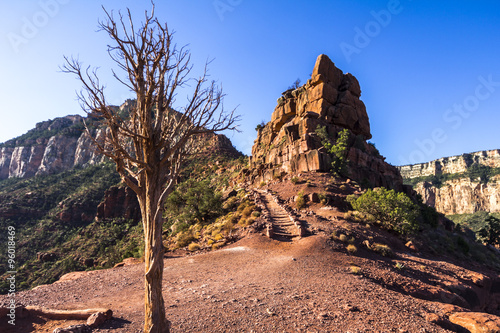 Photography Grand Canyon Landscape Overview on Trail