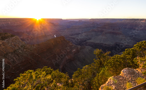 Fantastic sunset at Grand Canyon