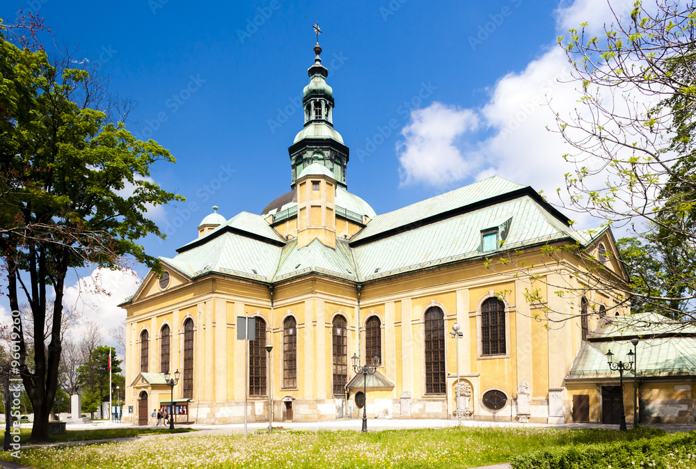 Naklejka premium The Church of the exaltation of the Holy Cross, Jelenia Gora, Si
