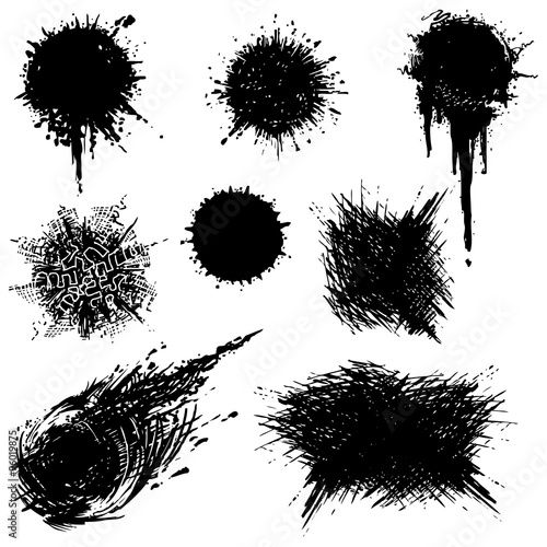 grunge vector splatter