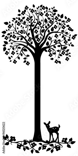 Tree silhouette