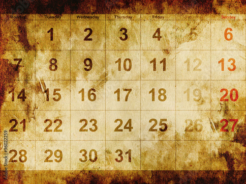 Calendar for December 2015