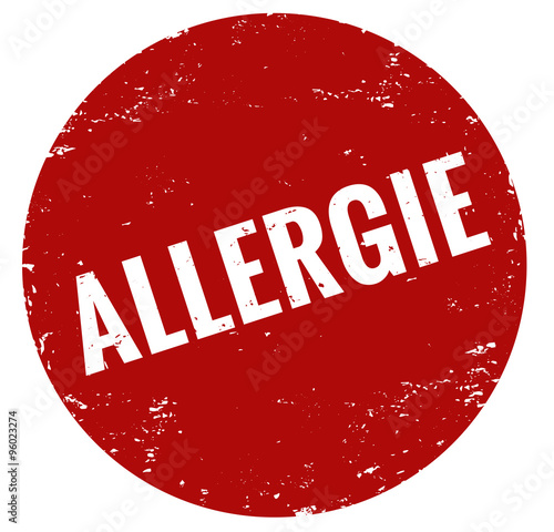Allergie Stempel rot