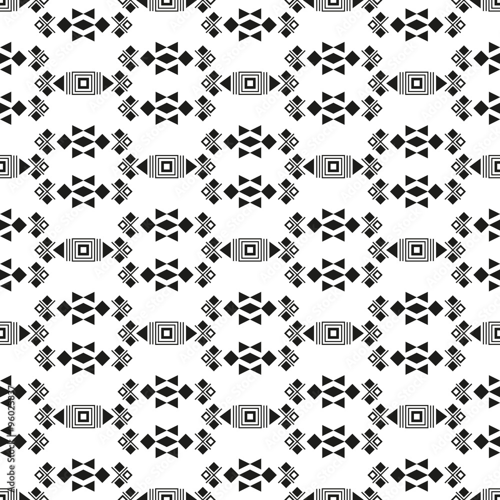 Tribal seamless geometric texture Tribal seamless geometric texture