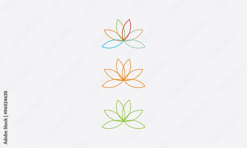 Fototapeta premium green Leaves logo vector