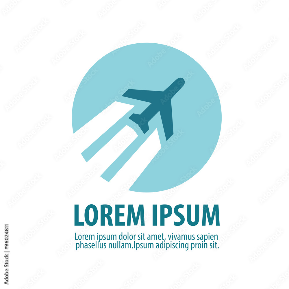 plane vector logo design template. aircraft or airplane icon plane vector logo design template. aircraft or airplane icon