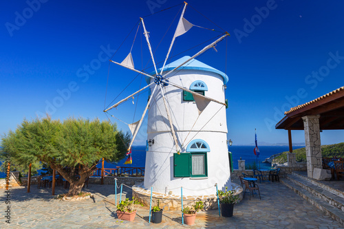 Old windmill on Zakynthos island  Greece